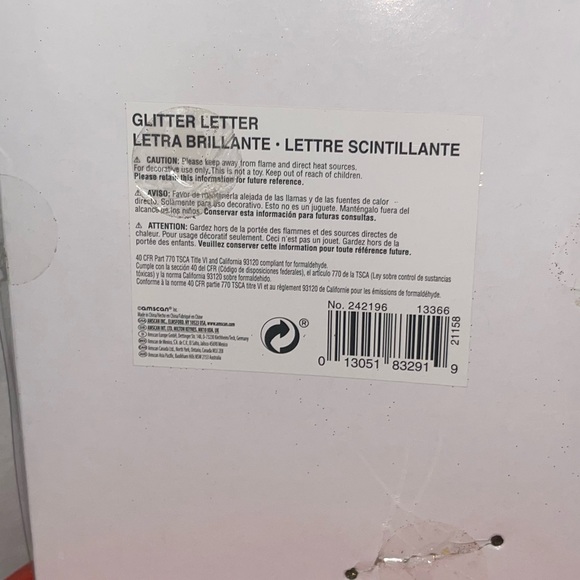 Gold Glitter Letters - Picture 14 of 16